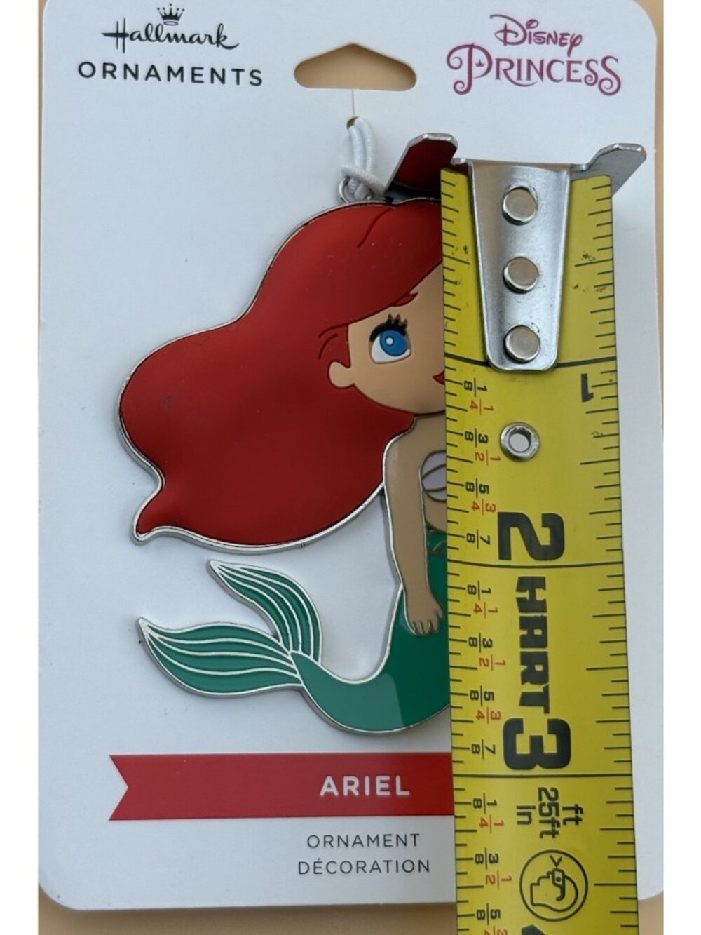Hallmark Disney Princess The Little Mermaid Ariel Dimension Christmas Ornament - Picture 3 of 3